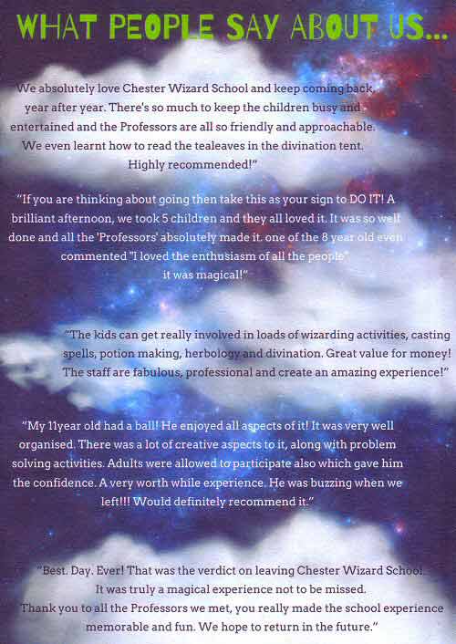 Chestertourist.com - Chester Wizard School Page Two